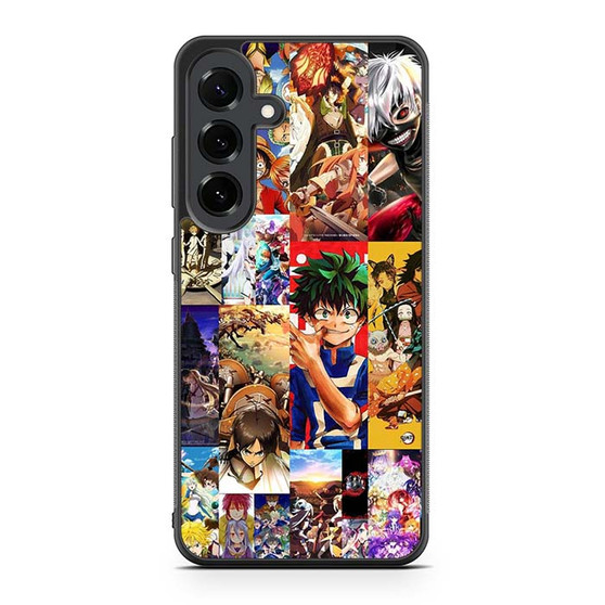 Good Anime Collage Colorful Samsung Galaxy S25 FE Case Good Anime Collage Colorful Samsung Galaxy S25 FE Case
