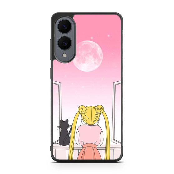 Aesthetic Sailor Moon Samsung Galaxy S25 Edge Case
