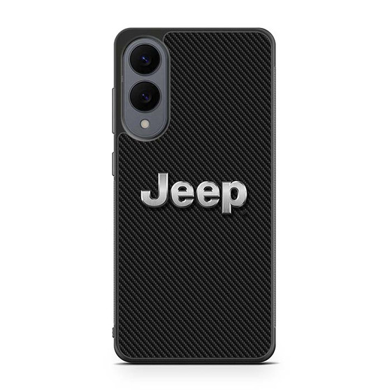 Jeep carbon style Samsung Galaxy S25 Edge Case