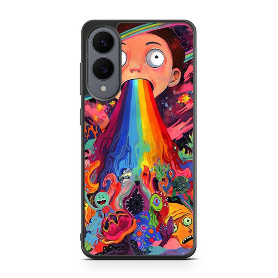 Psychedelic Rick and Morty Samsung Galaxy S25 Edge Case