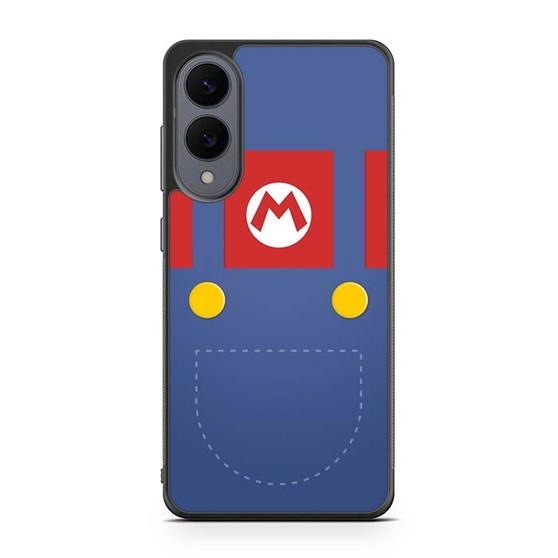 Super Mario Outfit ASCK Samsung Galaxy S25 Edge Case