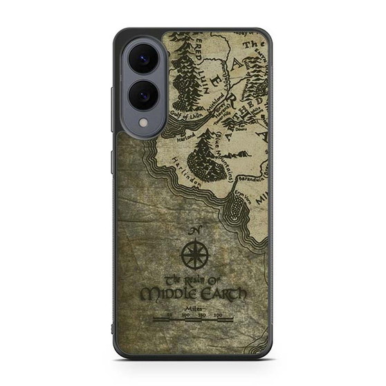 The lord of the rings middle earth map ASCK Samsung Galaxy S25 Edge Case
