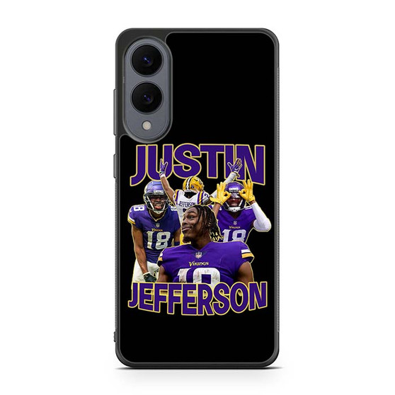 Vikings Justin Jefferson Samsung Galaxy S25 Edge Case