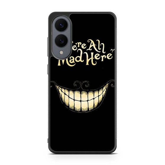 alice in wonderland we are all mad Samsung Galaxy S25 Edge Case