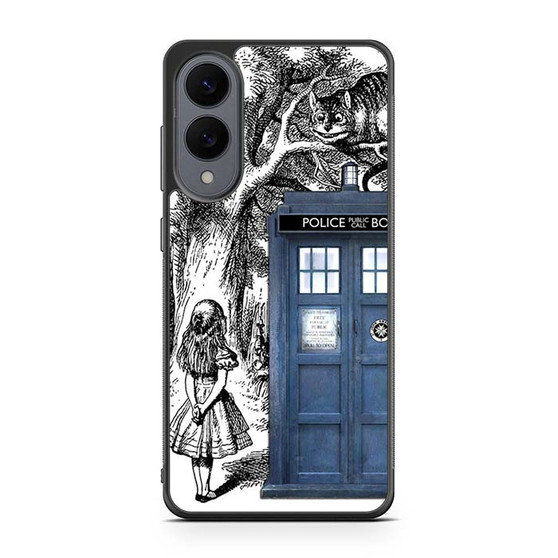 alice tardis sketch Samsung Galaxy S25 Edge Case