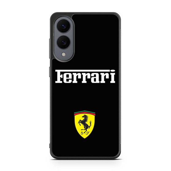 Black Ferrari Samsung Galaxy S25 Edge Case