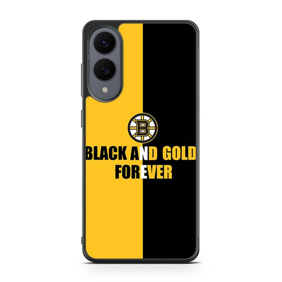 Boston Bruins Black And Gold Forever Samsung Galaxy S25 Edge Case