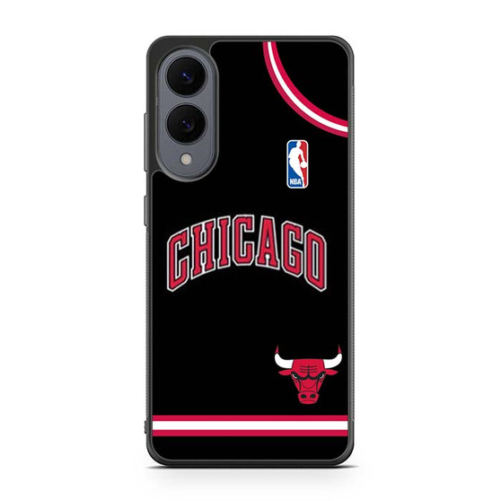 bulls black suit Samsung Galaxy S25 Edge Case