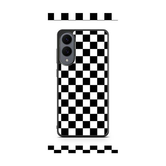 Checkerboard Distortion Samsung Galaxy S25 Edge Case