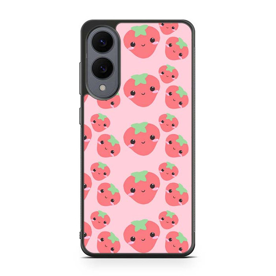 Cute Strawberry Samsung Galaxy S25 Edge Case