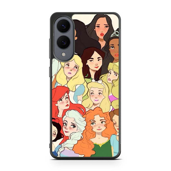 Disney Princess Collage Samsung Galaxy S25 Edge Case