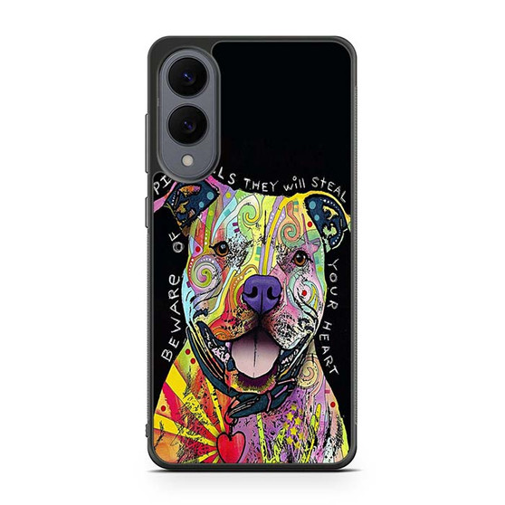 Dog Abstract Pitbull Samsung Galaxy S25 Edge Case