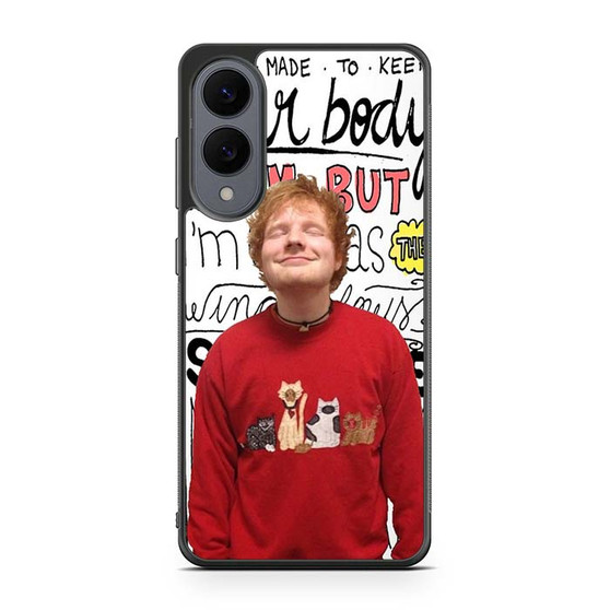 Ed Sheeran Lyrics Samsung Galaxy S25 Edge Case