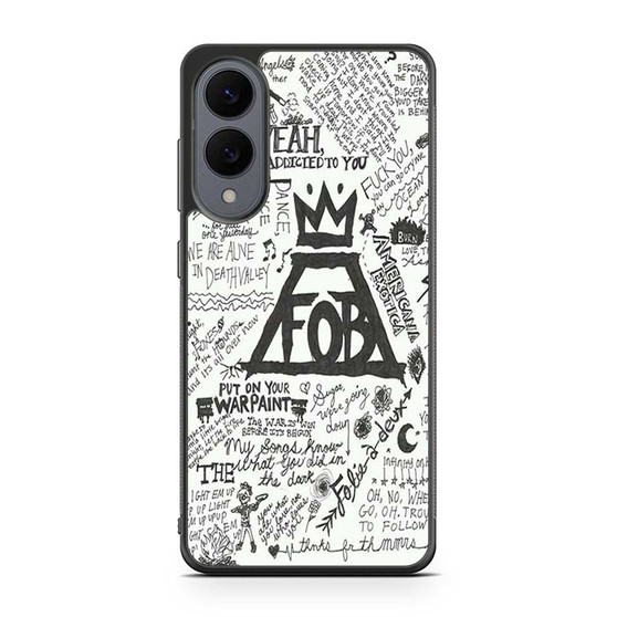 Fall Out Boy Quotes 2 Samsung Galaxy S25 Edge Case
