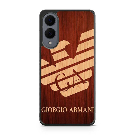 giorgio armani wood Samsung Galaxy S25 Edge Case