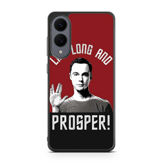 Live Long And Prosper Star trek the big bang theory Samsung Galaxy S25 Edge Case