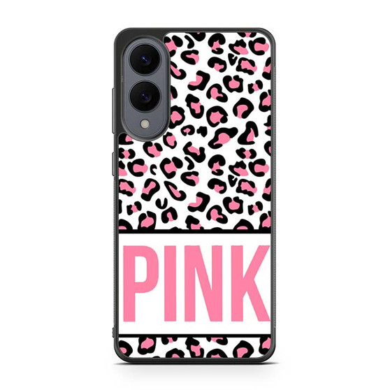 Pink Custom Leopard Samsung Galaxy S25 Edge Case