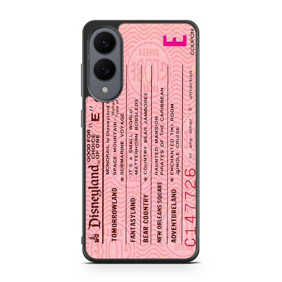 pink disneyland ticket Samsung Galaxy S25 Edge Case