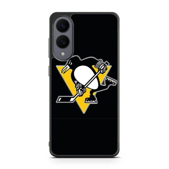Pittsburgh Penguins Black Samsung Galaxy S25 Edge Case