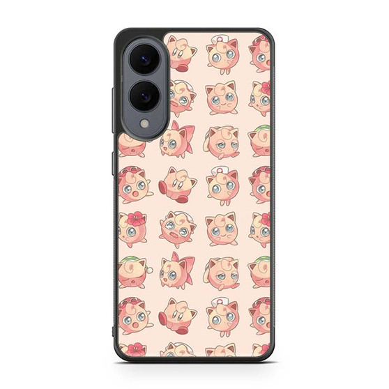 Pokemon Jigglypuff collage Samsung Galaxy S25 Edge Case