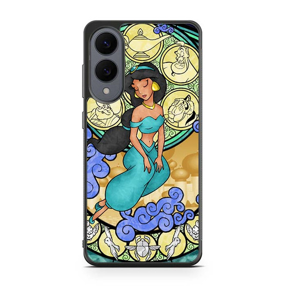 princess jasmine stained glass Samsung Galaxy S25 Edge Case