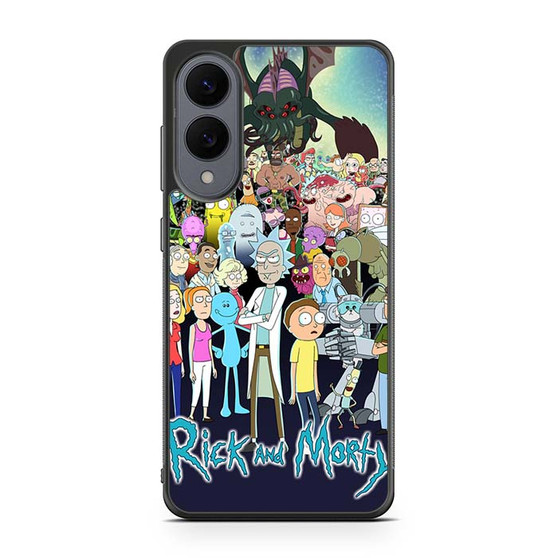 Rick And Morty All Character Samsung Galaxy S25 Edge Case