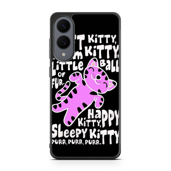 Soft PinkKitty Samsung Galaxy S25 Edge Case