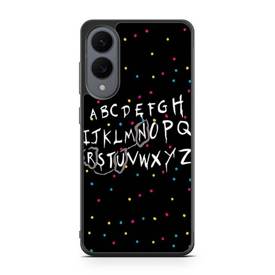 Stranger Things Code Samsung Galaxy S25 Edge Case