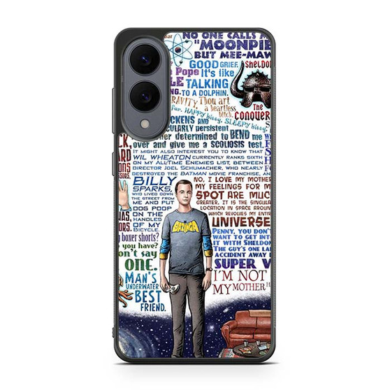 The Big Bang Theory Sheldon cooper Samsung Galaxy S25 Edge Case
