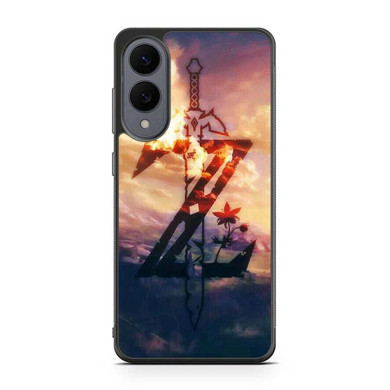 The Legend of Zelda Breath of the Wild Logo Samsung Galaxy S25 Edge Case