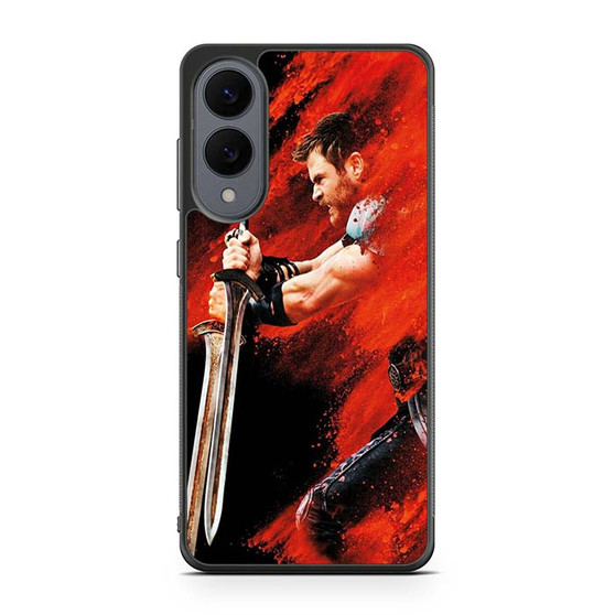 Thor Ragnarok on Red Dust Samsung Galaxy S25 Edge Case
