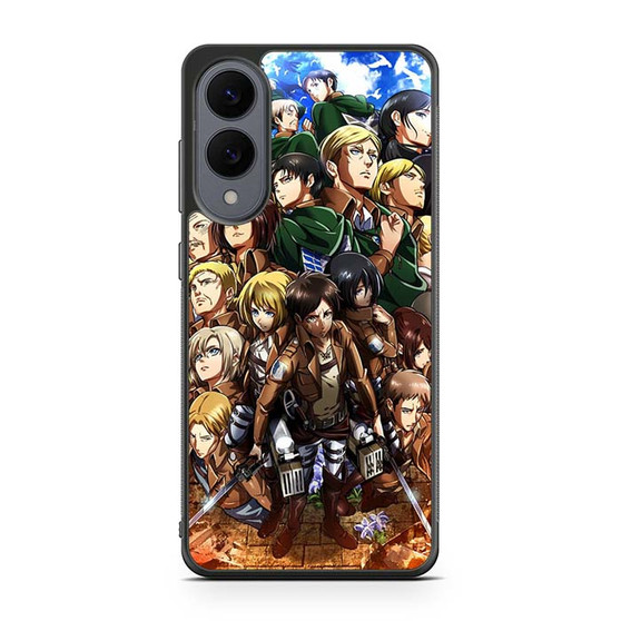 Attack on Titan All Characters Samsung Galaxy S25 Edge Case