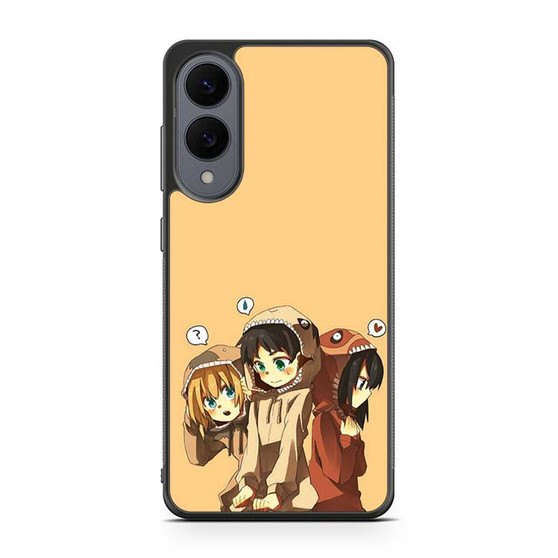 Attack On Titan Chibi Samsung Galaxy S25 Edge Case