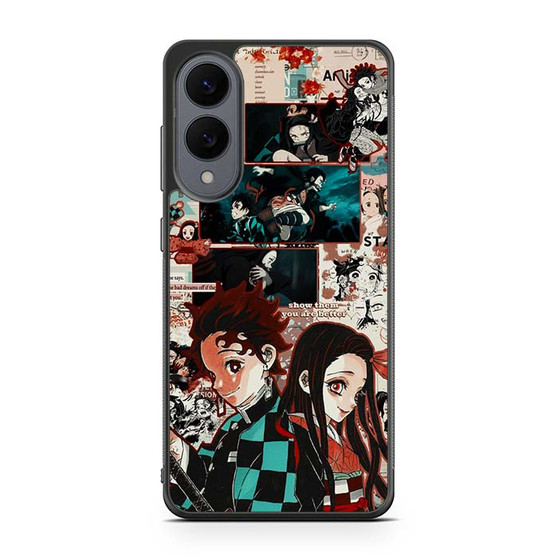 Demon Slayer Tanjiro and Nezuko Samsung Galaxy S25 Edge Case