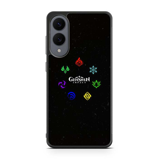 Genshin Impact Elements Samsung Galaxy S25 Edge Case