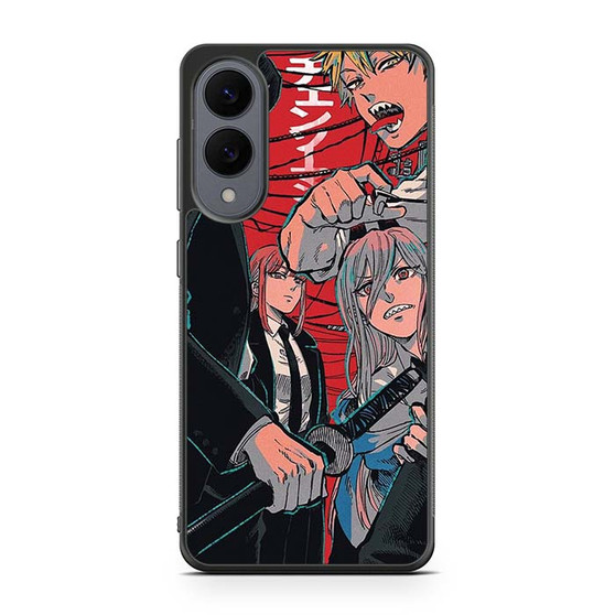 Aku Denji Power and Makima Samsung Galaxy S25 Edge Case