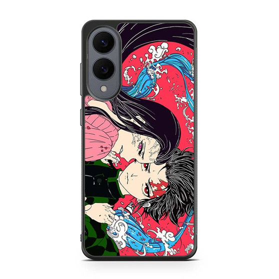 Demon Slayer Nezuko and Tanjiro Samsung Galaxy S25 Edge Case