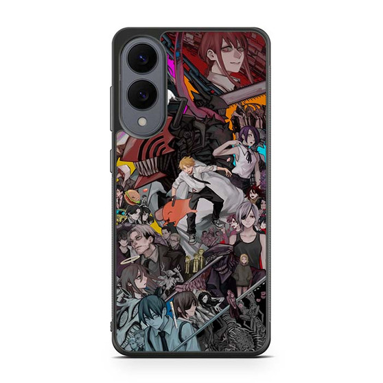 Denji Power Makima Aki Collages Samsung Galaxy S25 Edge Case