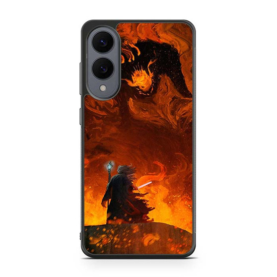 Gandalf vs Balrog The lord of the ring Samsung Galaxy S25 Edge Case