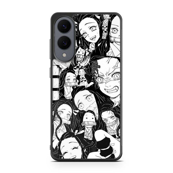 Nezuko Demon Slayer Collage Samsung Galaxy S25 Edge Case