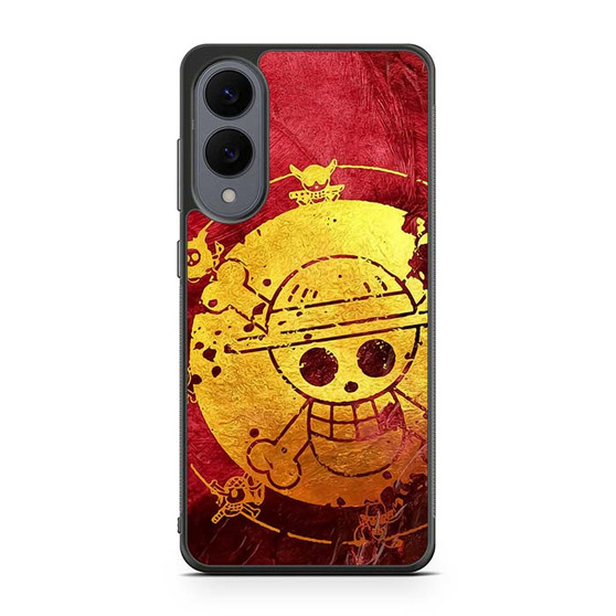 One Piece Golden Logo Samsung Galaxy S25 Edge Case