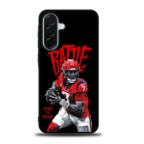 CJ Stroud Battle Red Texans Samsung Galaxy A36 5G Case