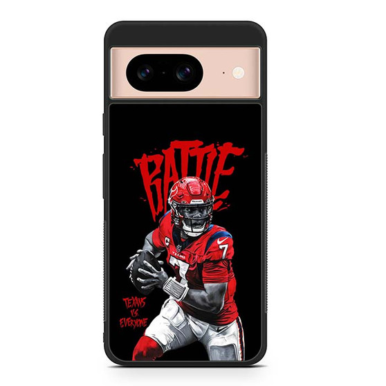 CJ Stroud Battle Red Texans Pixel 8 Case