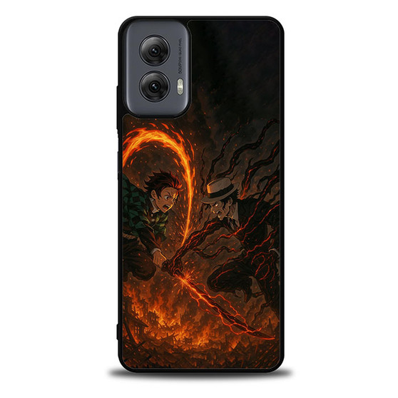 Demon Slayer Tanjiro vs Muzan Motorola Moto G Power Case
