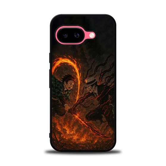 Demon Slayer Tanjiro vs Muzan Google Pixel 9a Case