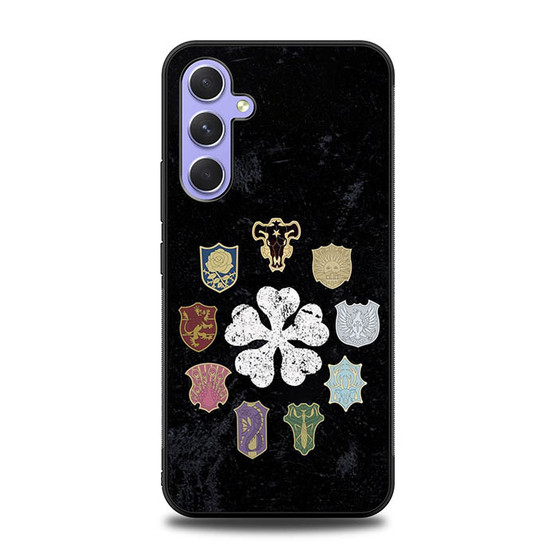 Black Clover Logos Samsung Galaxy A54 Case