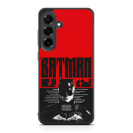 The Batman Quotes Samsung Galaxy S25 FE Case