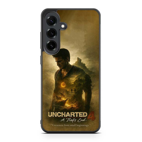 Uncharted 4 Ruins Brotherhood and a Thiefs Legacy Samsung Galaxy S25 FE Case