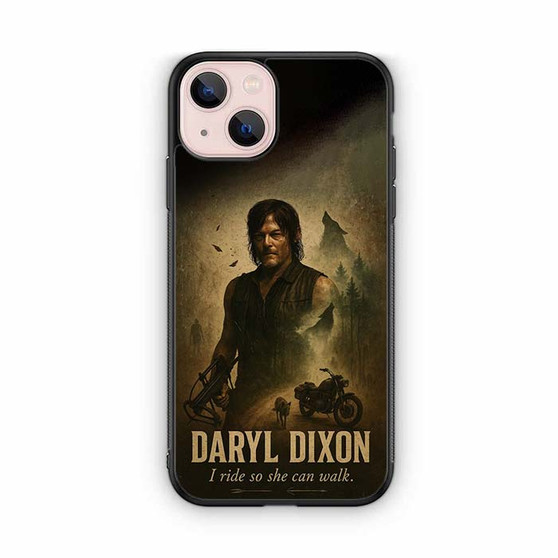 Daryl Dixon Rider Survivor Lone Wolf iPhone 13 Case