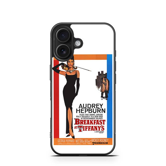Audrey hepburn breakfast at tiffanys iPhone 16 Case